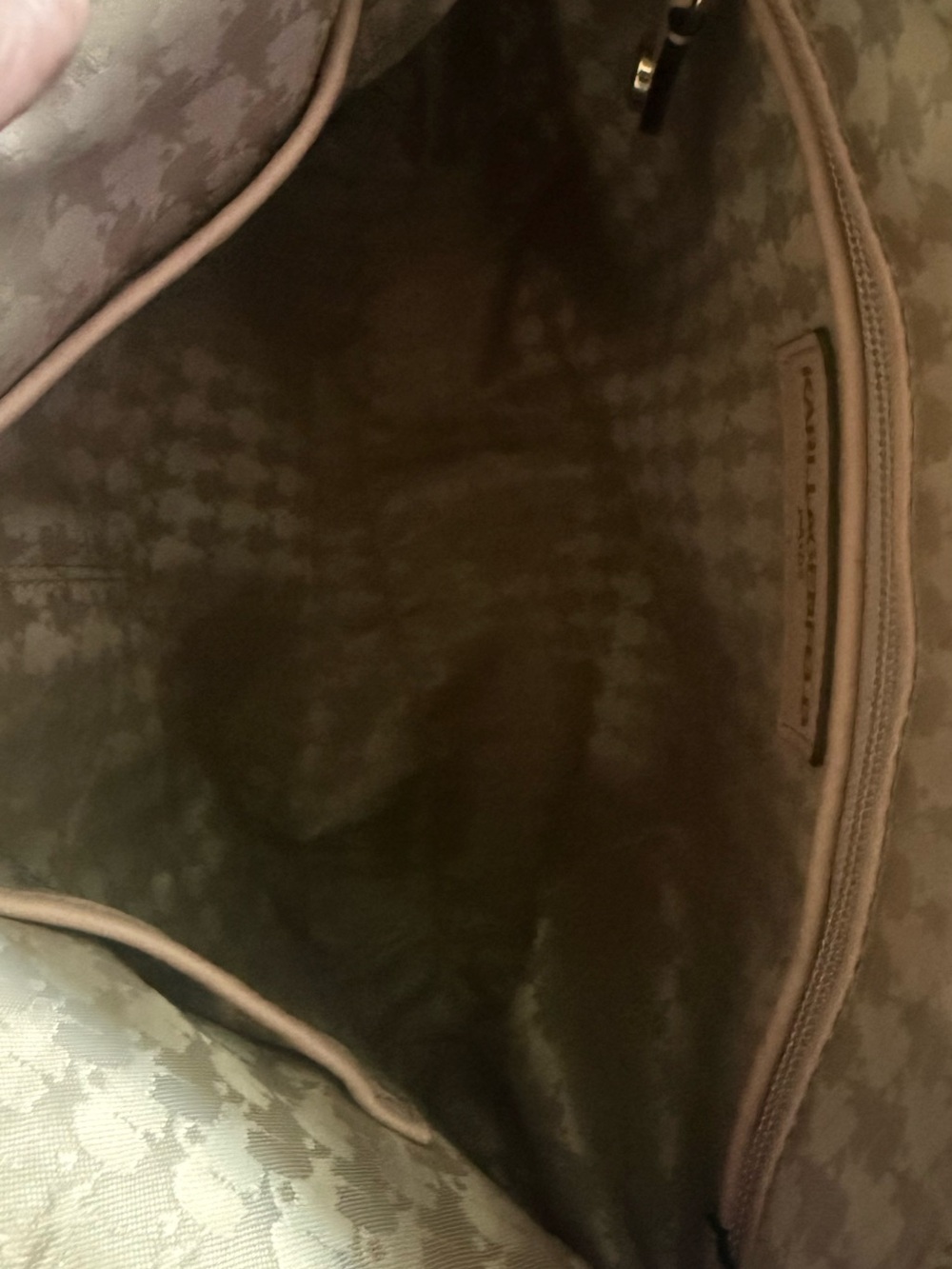 Karl Lagerfeld Blush Pink Shoulder Bag - Picture 7 of 10
